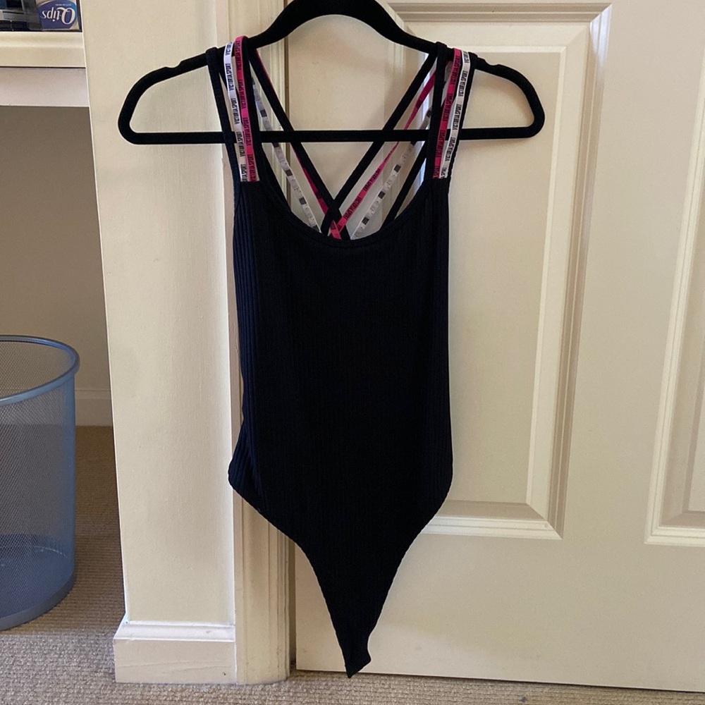 Victoria secret bodysuit - fitness - black - size S